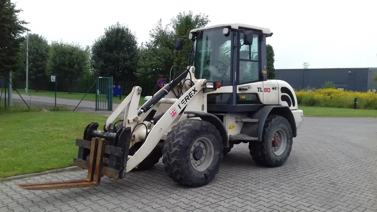 Ładowarka kołowa Terex z widłami